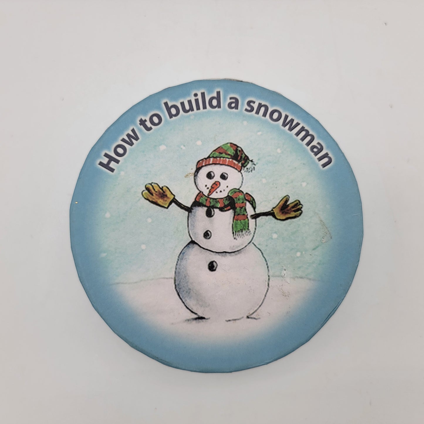 How to Builid a Snowman Coasters