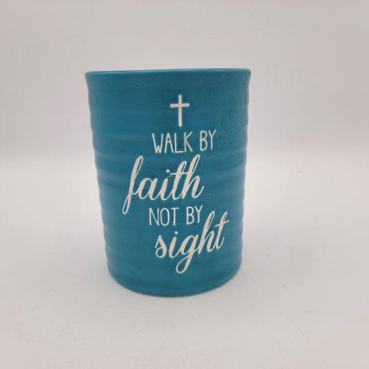 Walk By Faith Not By Sight Utensil Holder by Fig & Fern