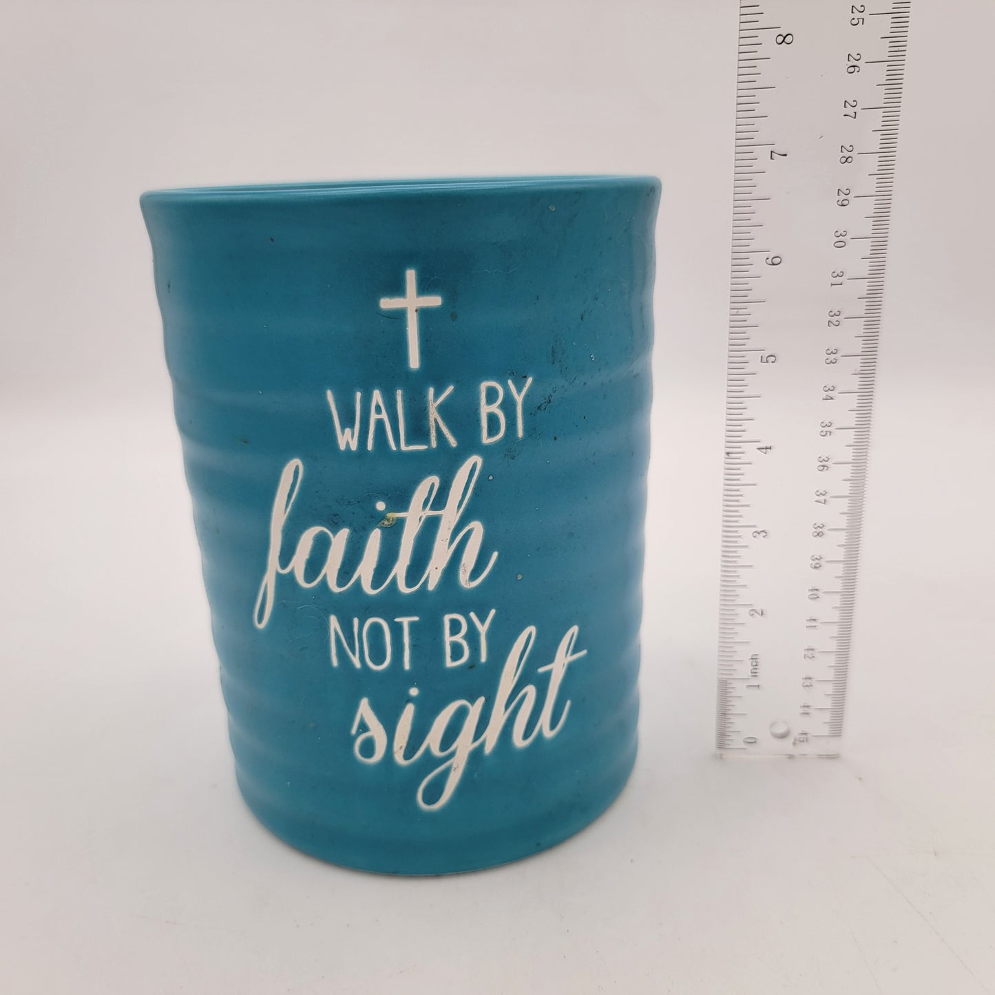 Walk By Faith Not By Sight Utensil Holder by Fig & Fern