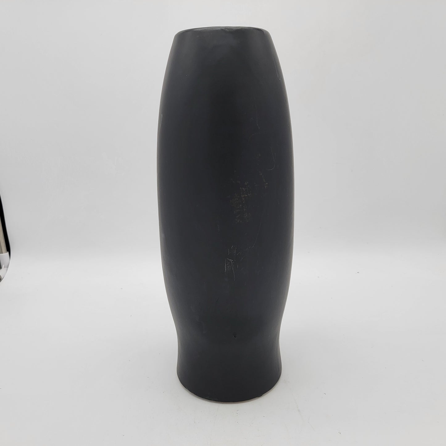 Mikasa Black Pottery Face Vase 14" (Copy)