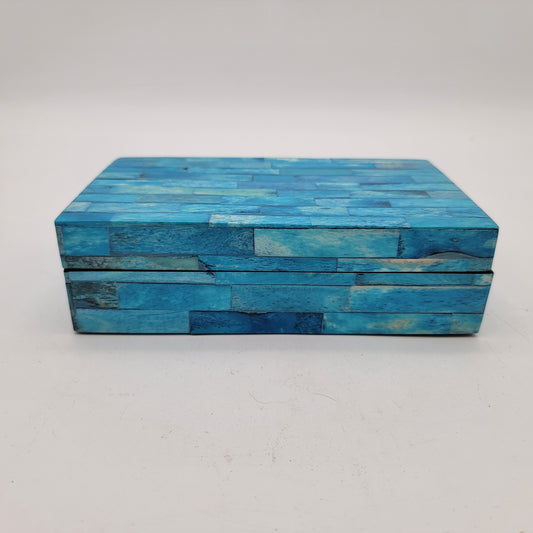 Blue Bone Inlay Box