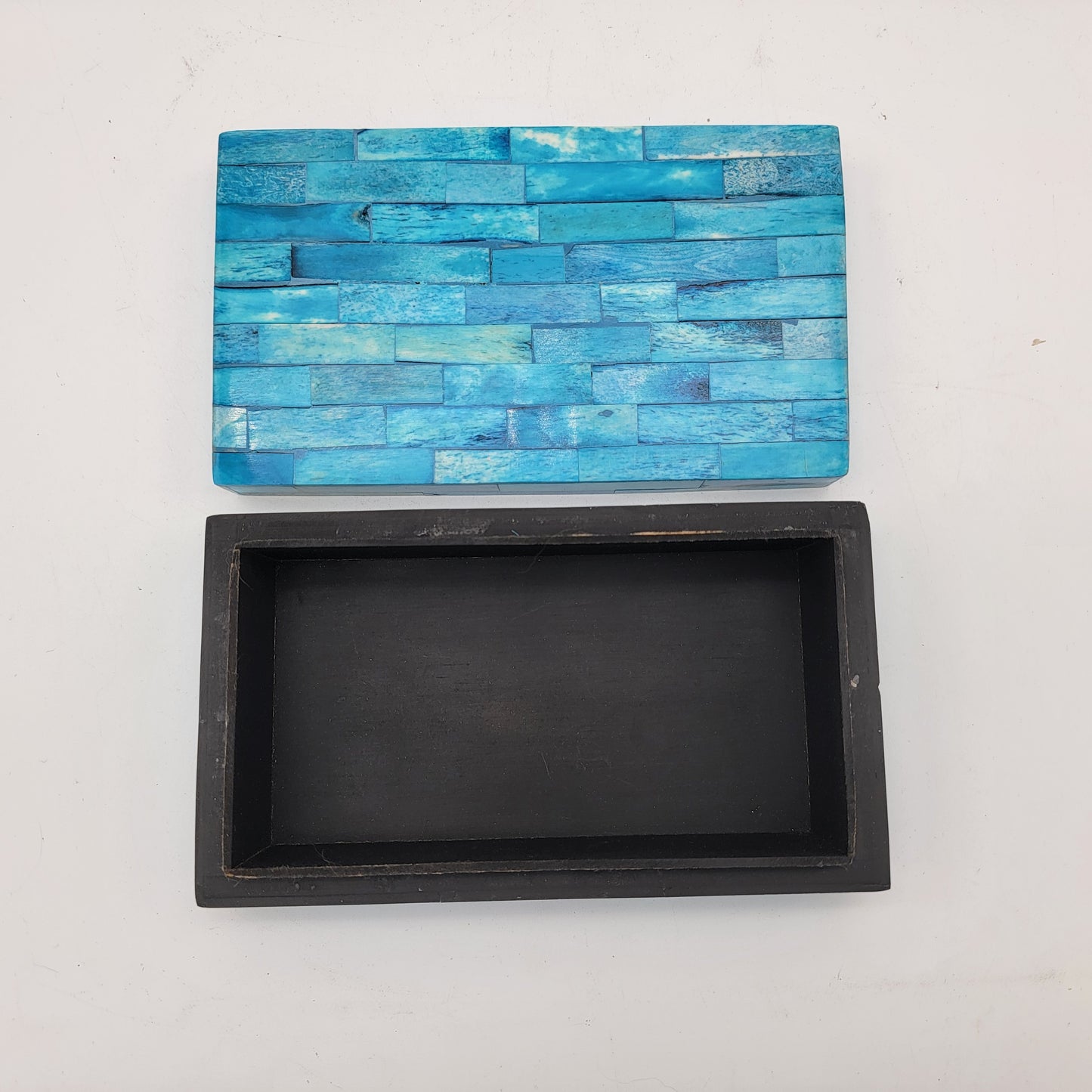 Blue Bone Inlay Box