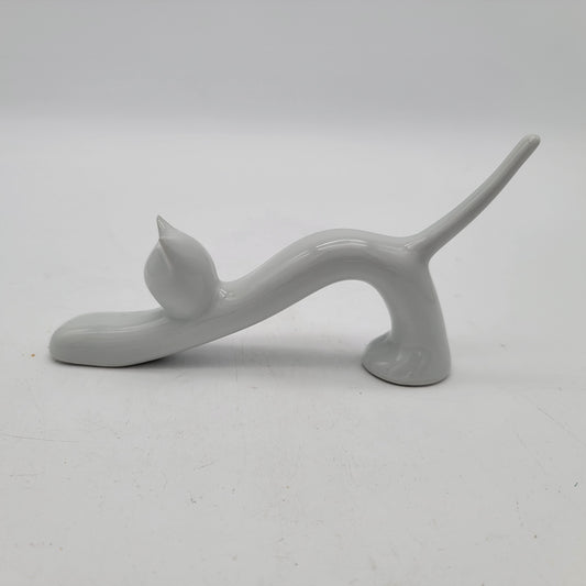 Naaman Israel White Cat Figurine