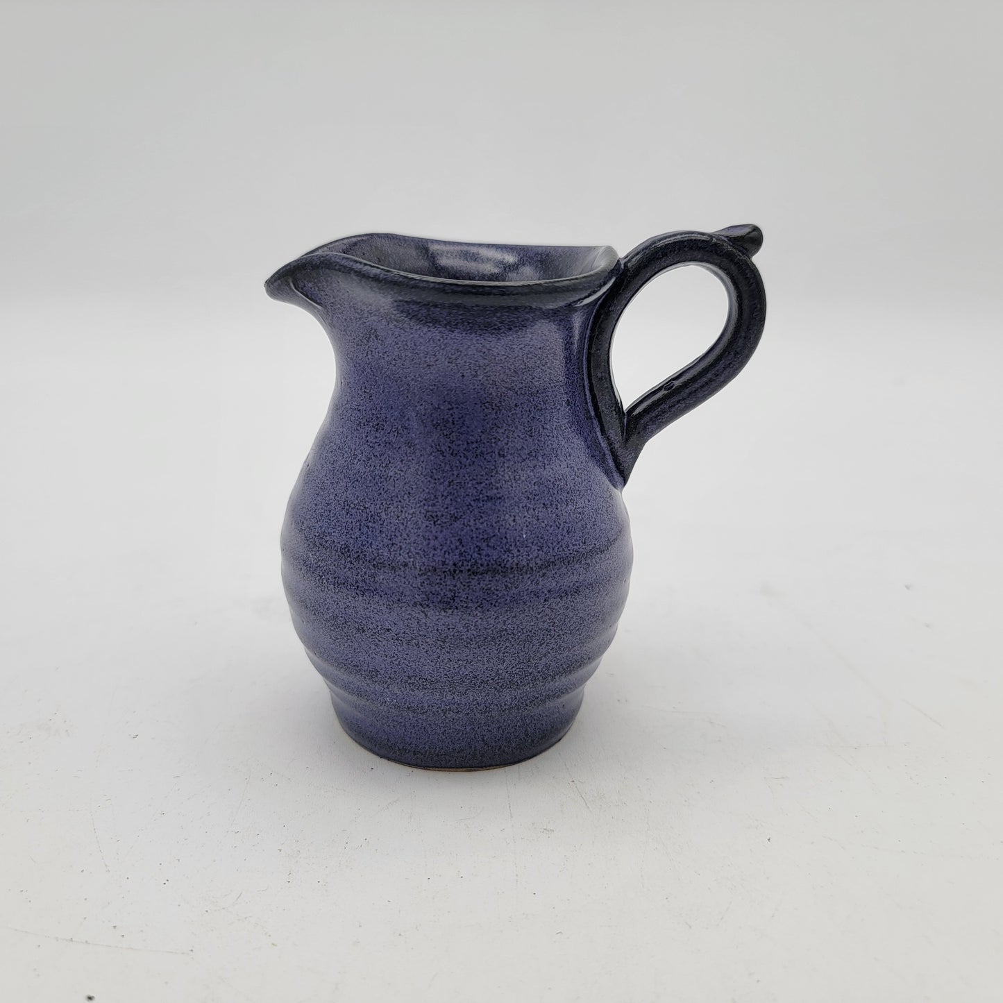 Lysgaard Roros Norway Blue Pottery Creamer