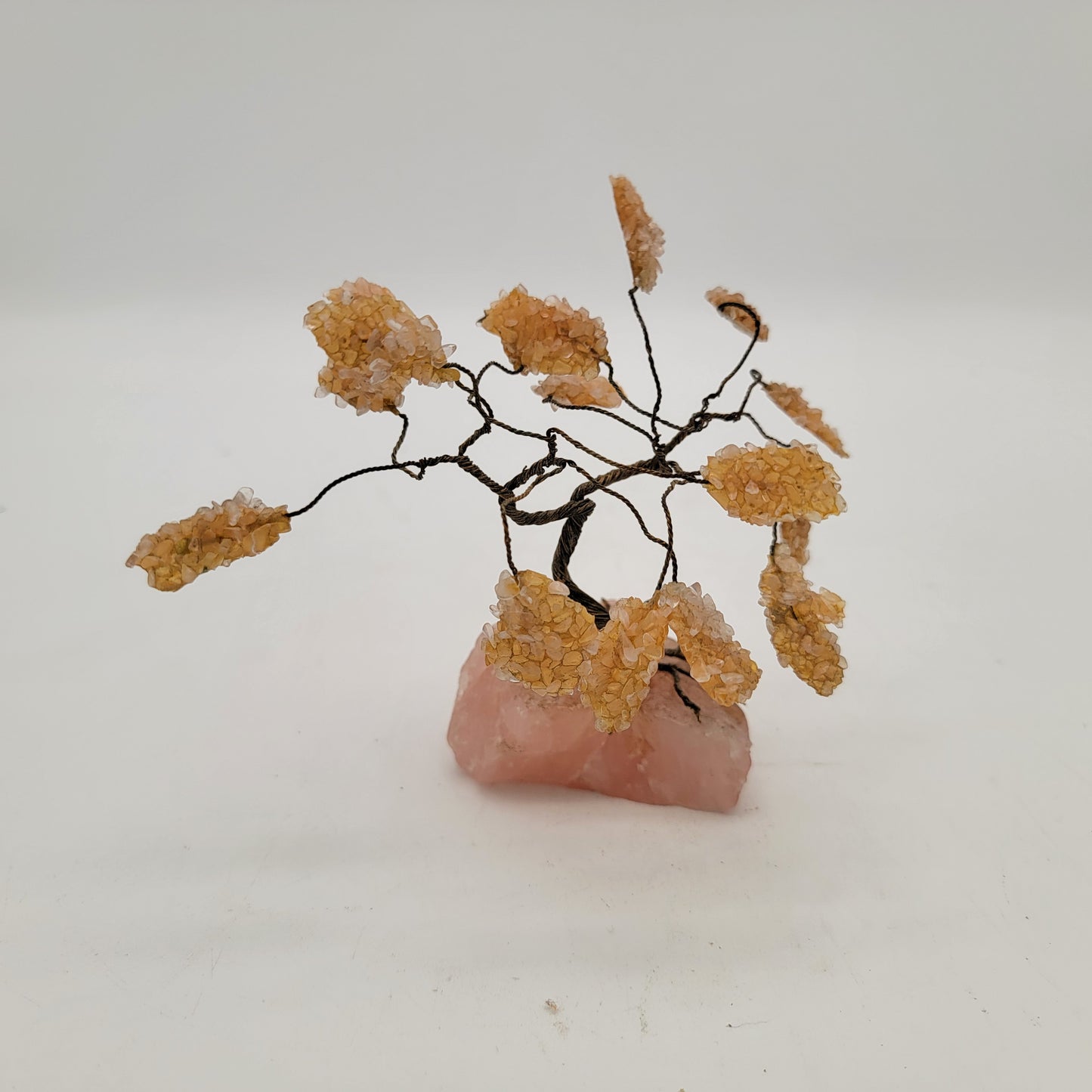 Citrine and Quartz Gemstone Tree