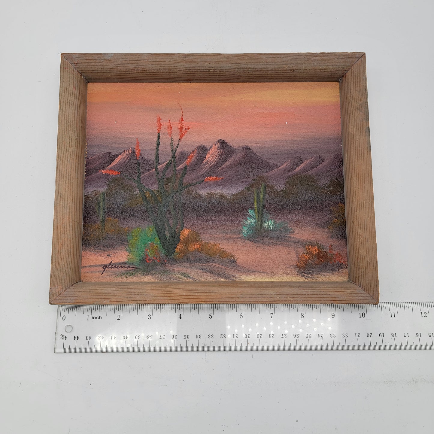 Original Painting of Southwest Mountain Desert Landscape