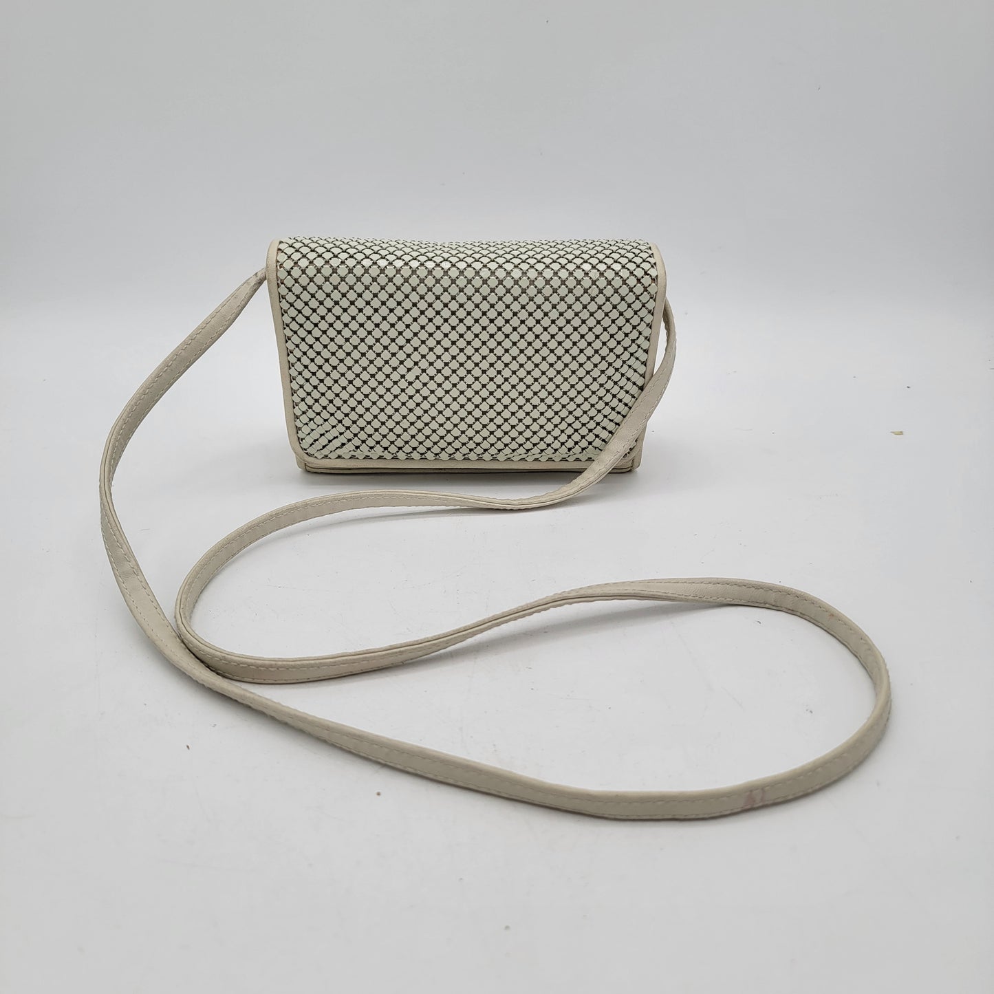 Whiting & Davis Mesh Crossbody Clutch Purse