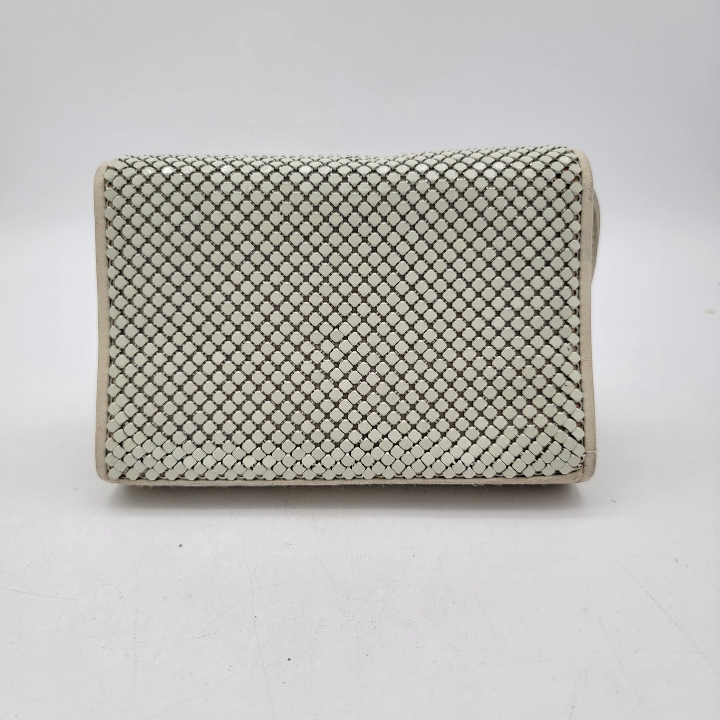 Whiting & Davis Mesh Crossbody Clutch Purse