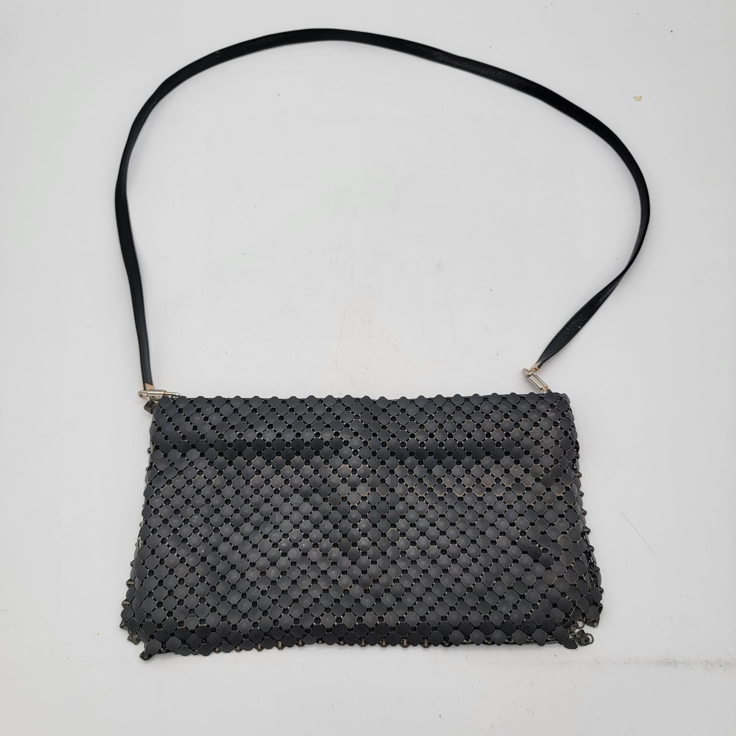 Whiting & Davis Black Mesh Purse Clutch AS FOUND