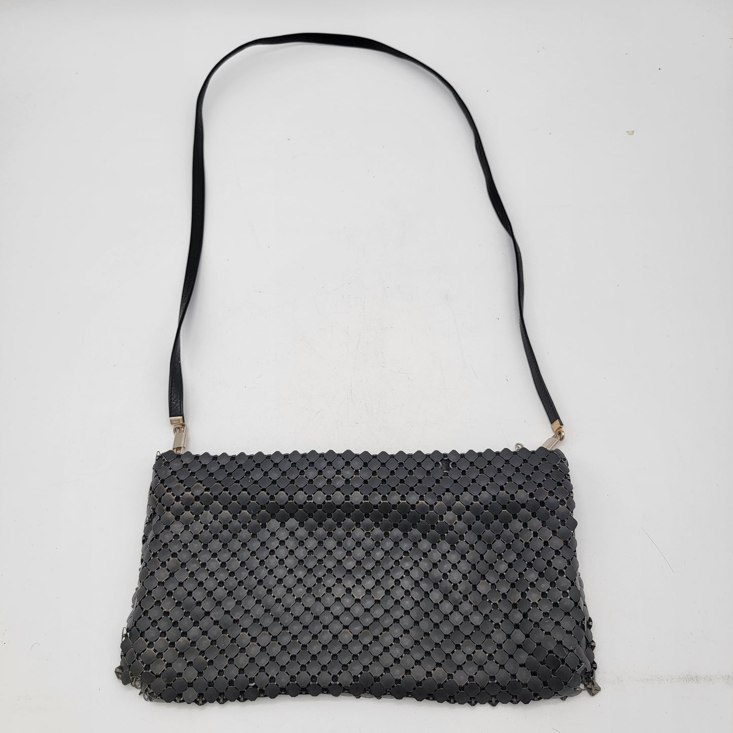 Whiting & Davis Black Mesh Purse Clutch AS FOUND