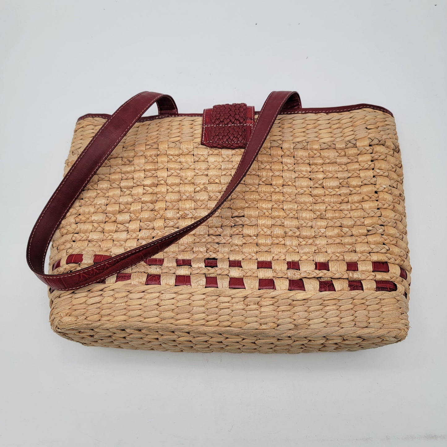 Brighton Raffia Woven Tote Bag