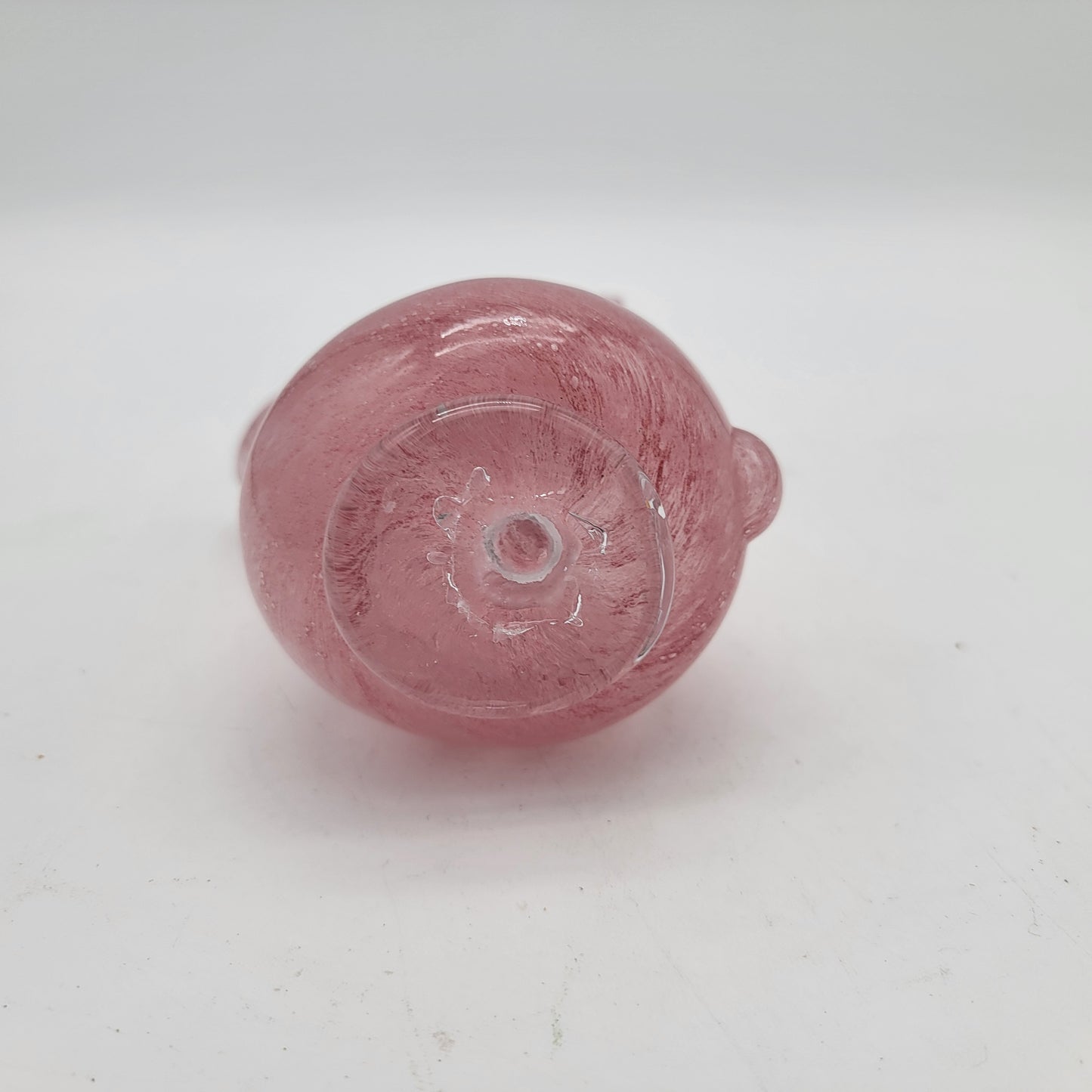 Art Glass Bunny Pink