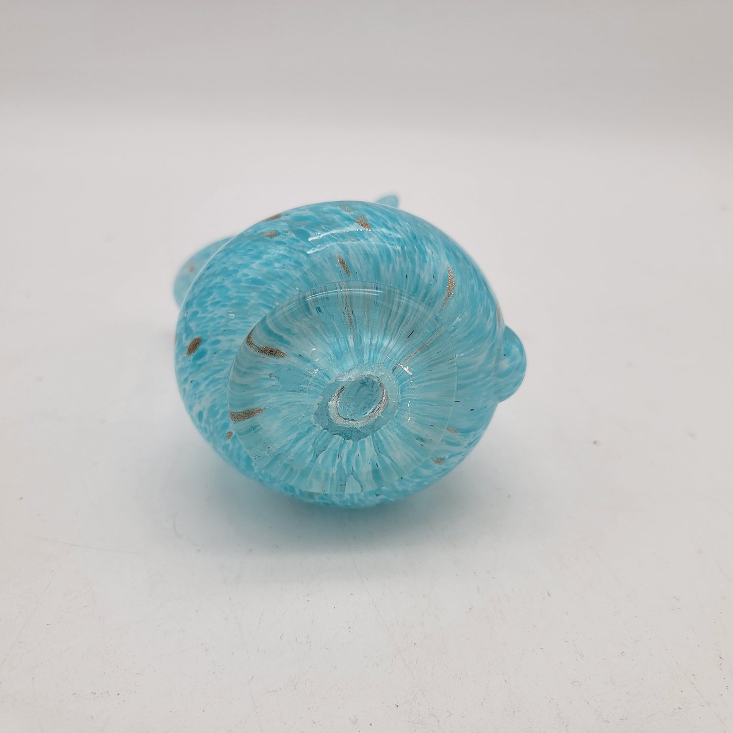 Art Glass Bunny Blue