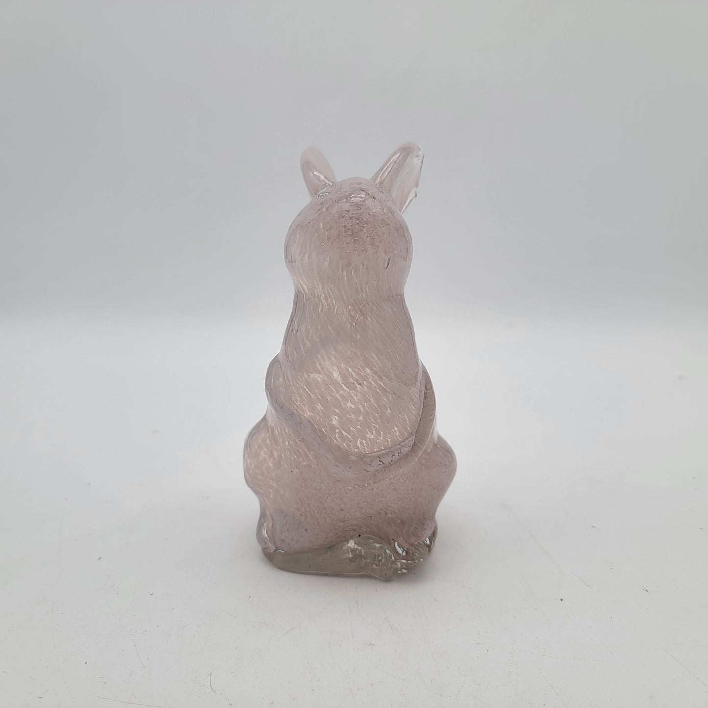 Art Glass Bunny Light Pink