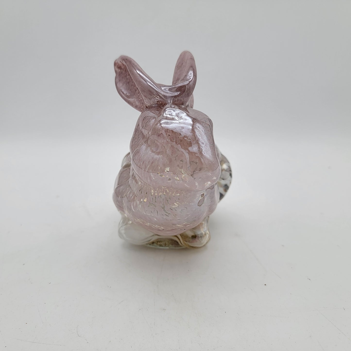 Art Glass Bunny Sitting