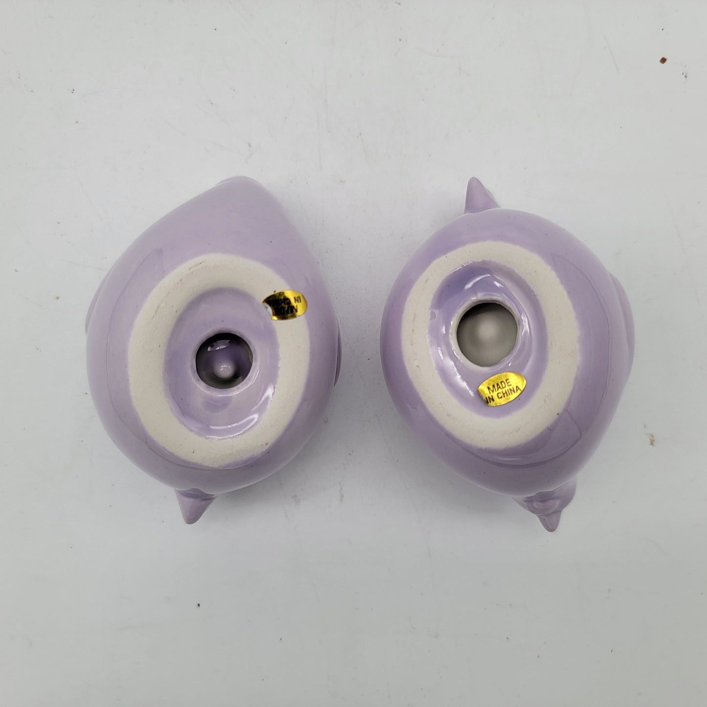 Pair of Purple Chicken Egg Holders