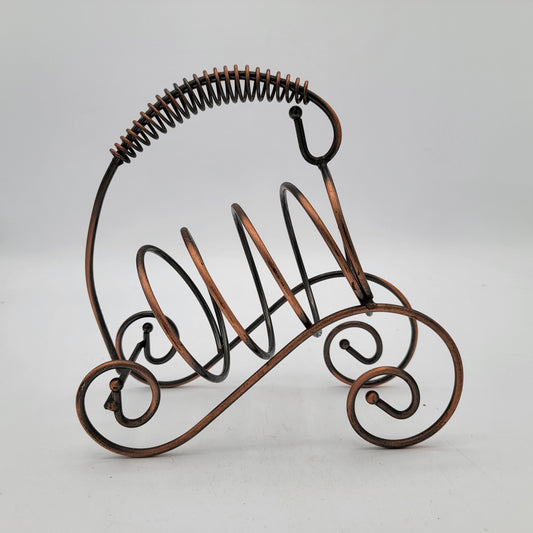 Copper Twist Wine Bottle Holder