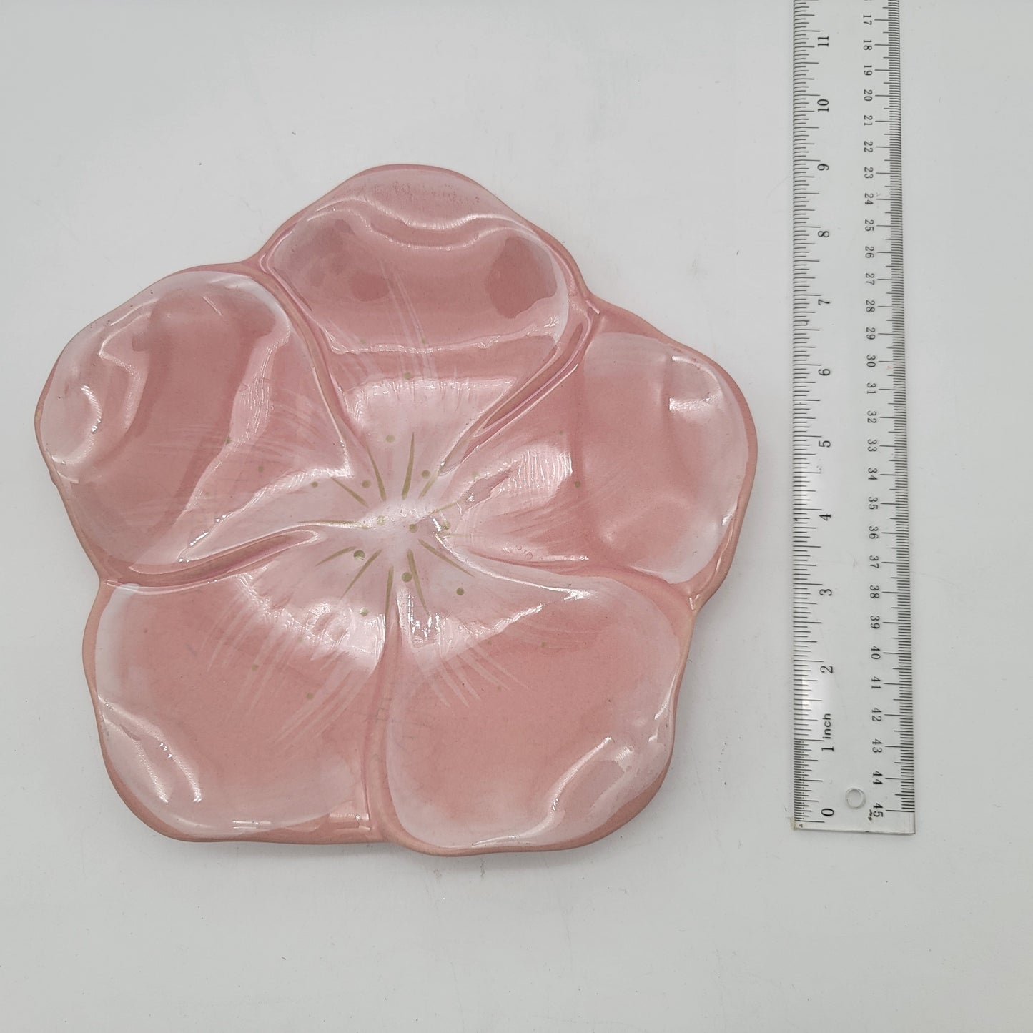 Pair of Princess House Exclusive Pink Flower Plates