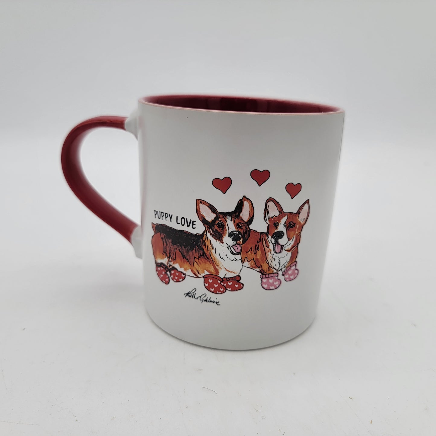 Puppy Love Corgi Mug Kathy Goldminc