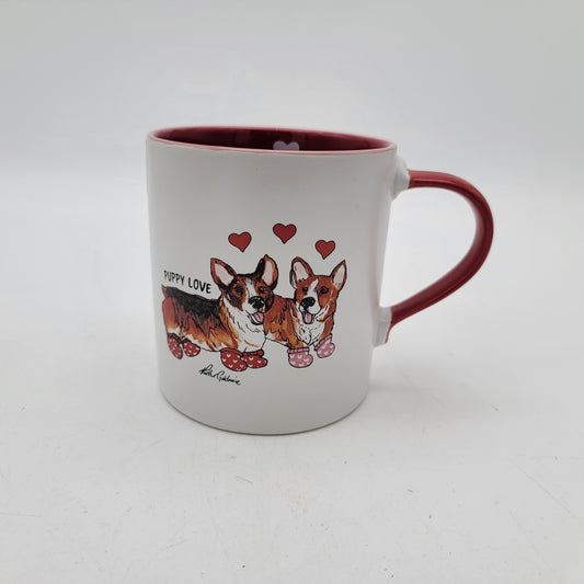 Puppy Love Corgi Mug Kathy Goldminc