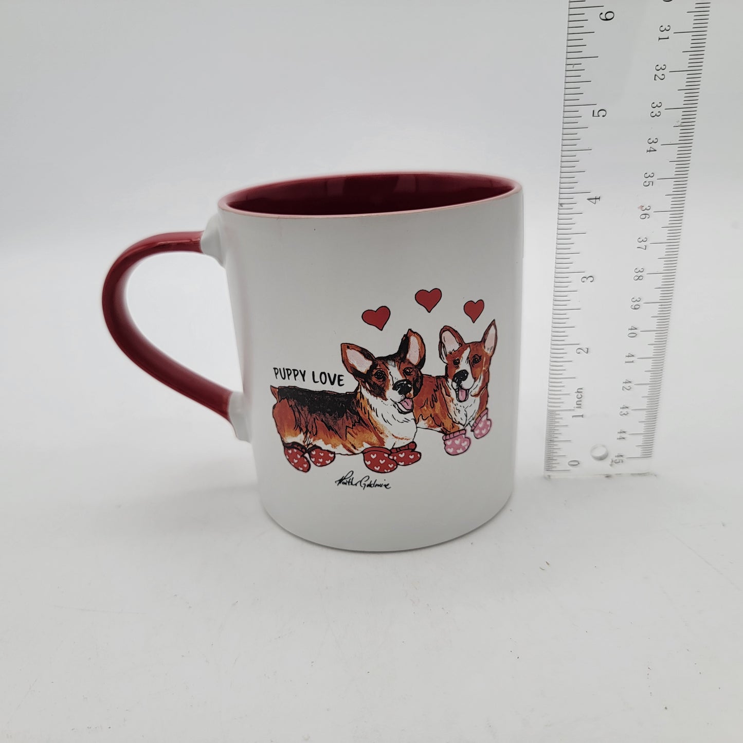 Puppy Love Corgi Mug Kathy Goldminc