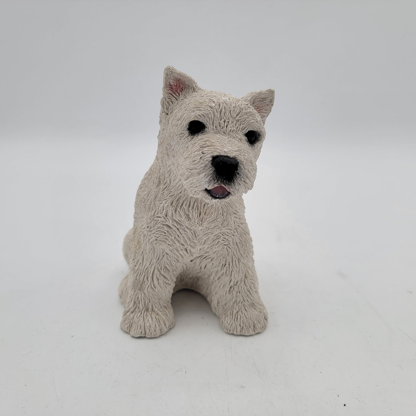 Realistic Westie West HIghland White Terrier Dog Sculpture