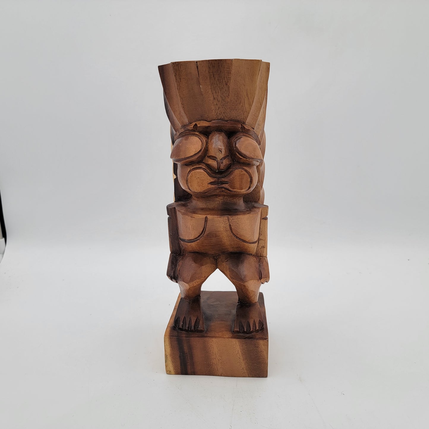 Carved Wood Tiki Sculpture