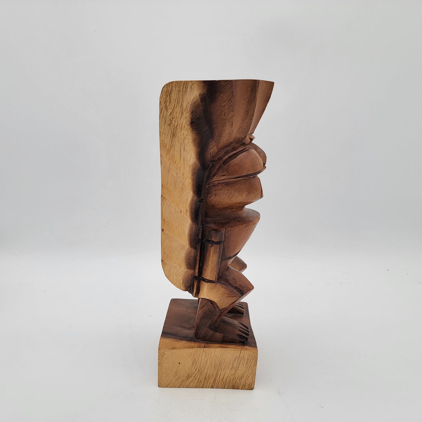 Carved Wood Tiki Sculpture