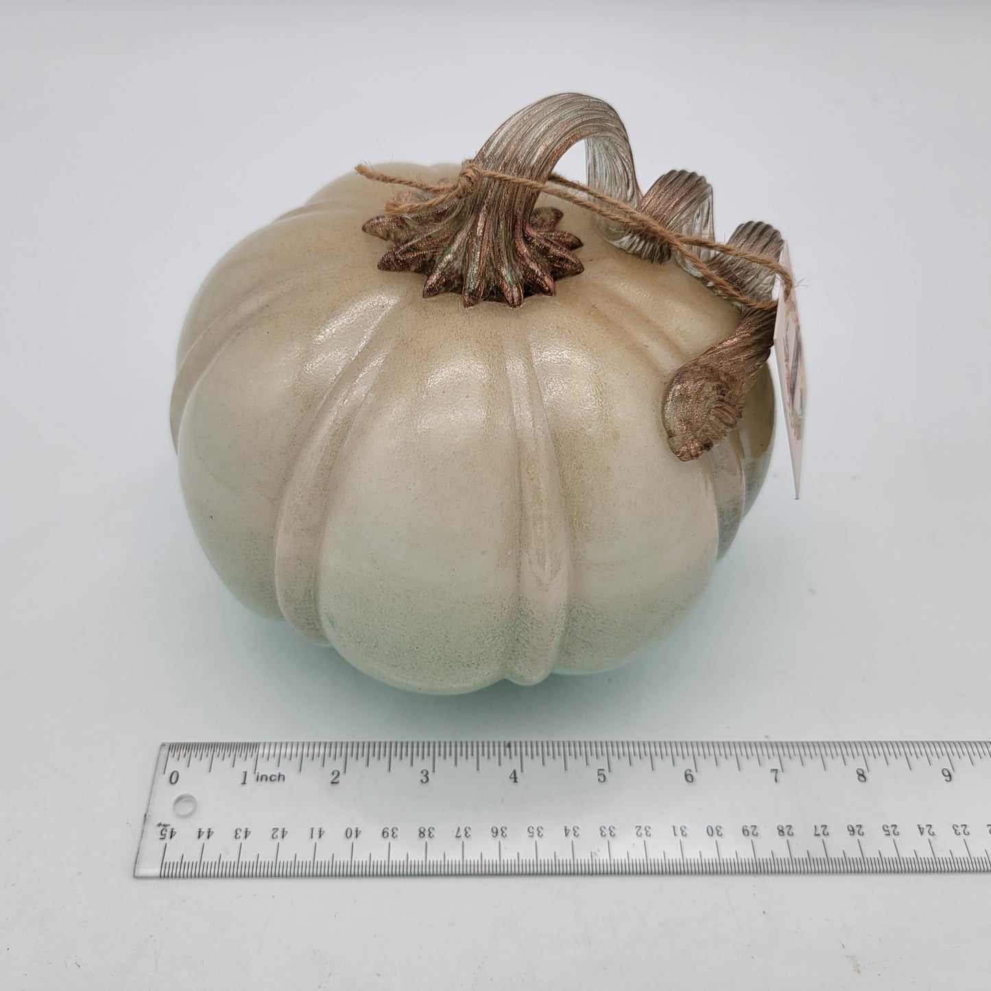 Gardener's Eden Glass Pumpkin