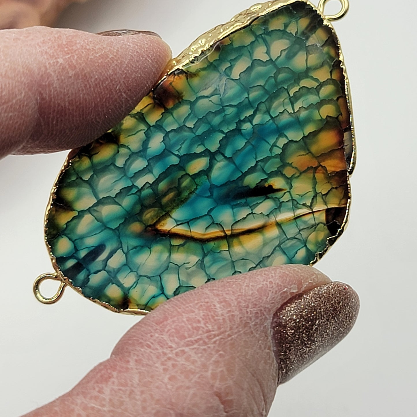 Dragon Vein Agate Pendant