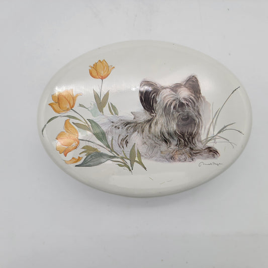 Silky Terrier Tin Made in England