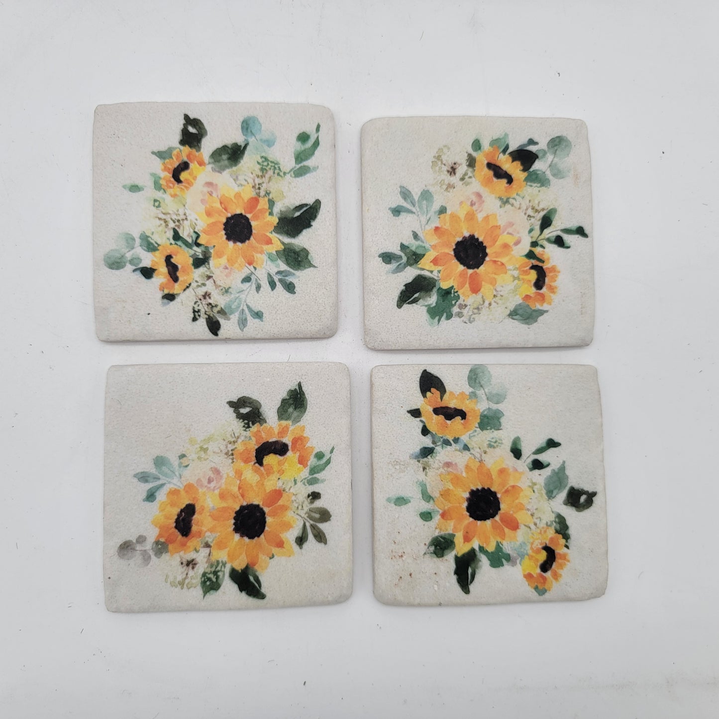 Set of 4 Daisy Coasters