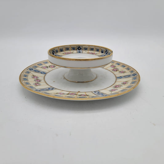 Antique Nippon Hors D'Oevres Dip Dish