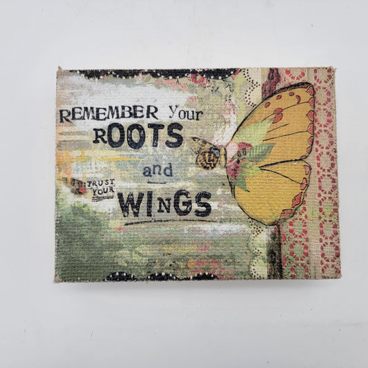 Kelly Rae Roberts Remember Your Roots Art