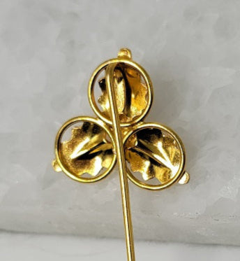 Landstrom Grapes & Leaves 10k Black Hills Gold Stick Pin