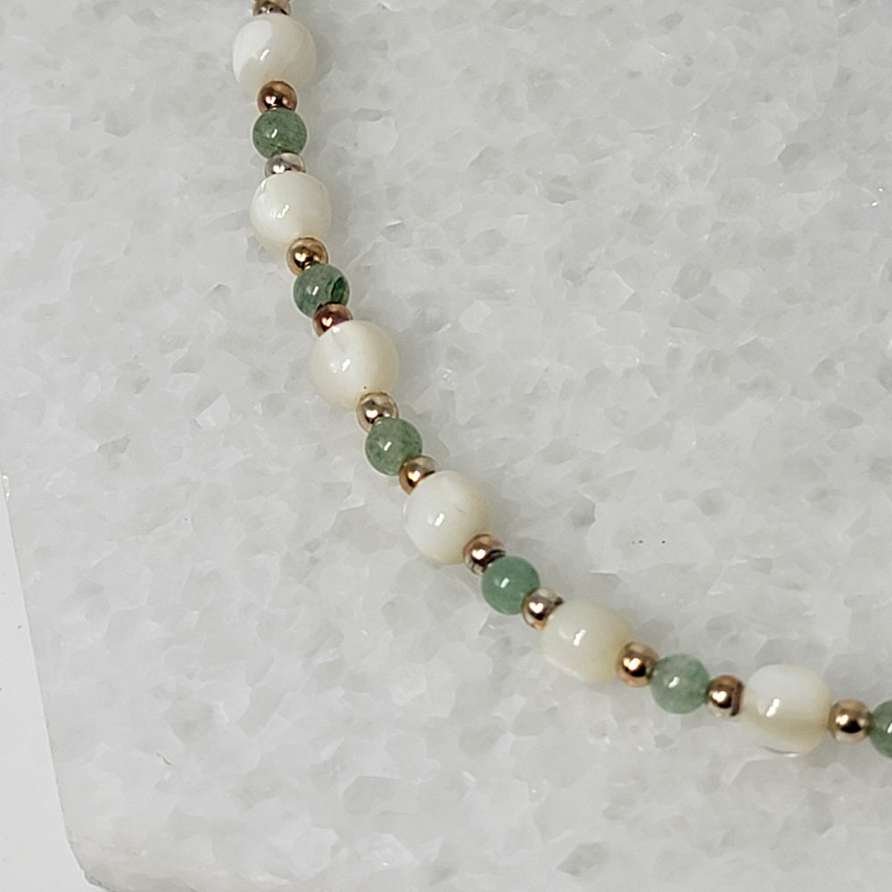 Aventurine and Moonstone Necklace