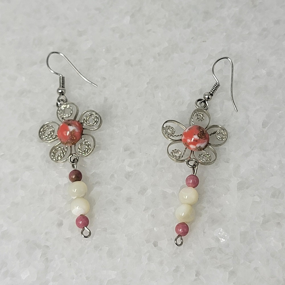 Coraline Daisy Beaded Earrings