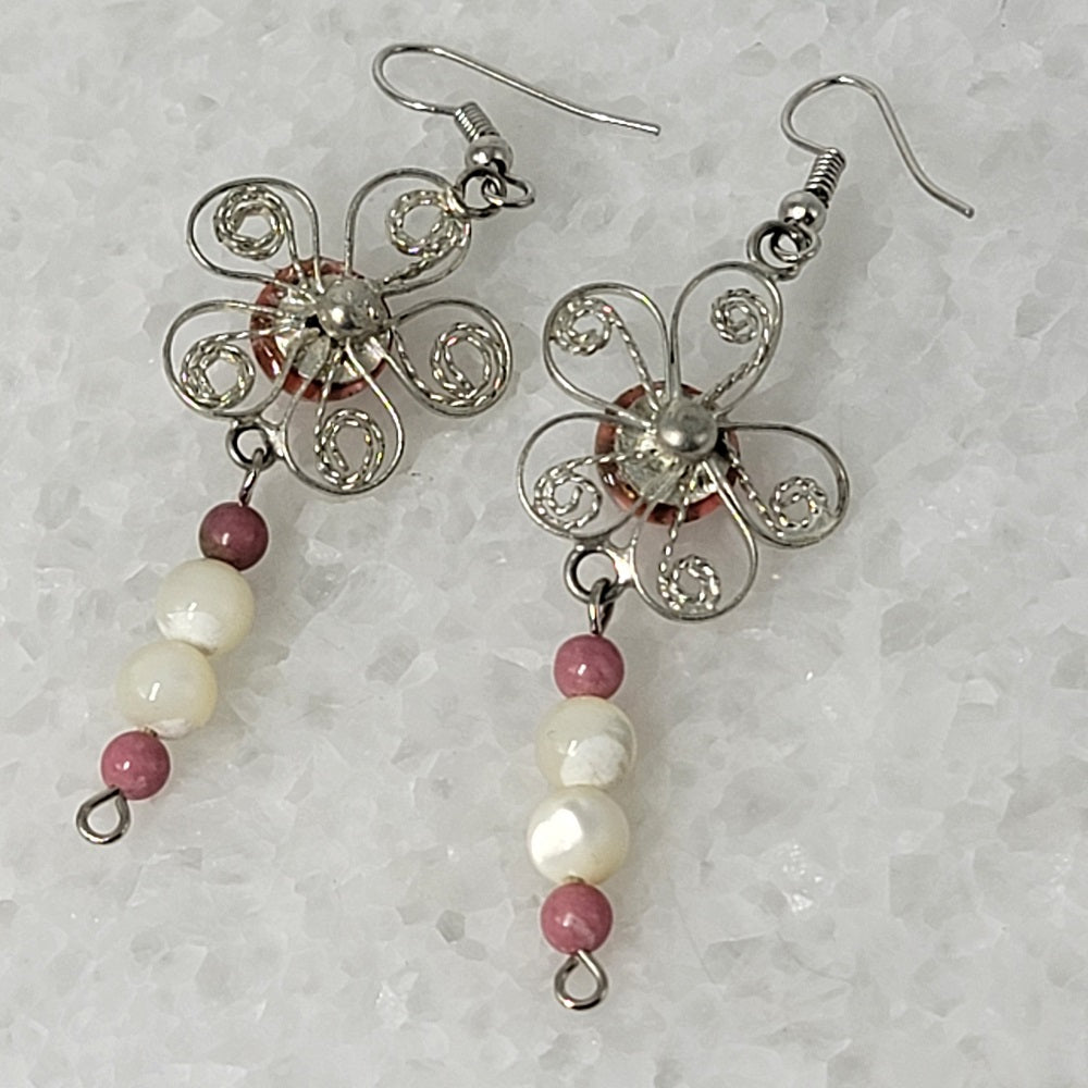 Coraline Daisy Beaded Earrings