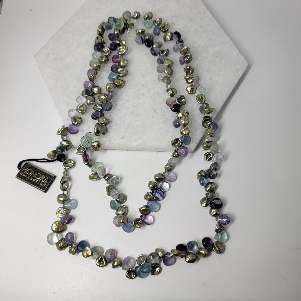 Honora Pearls and Amethyst Necklace