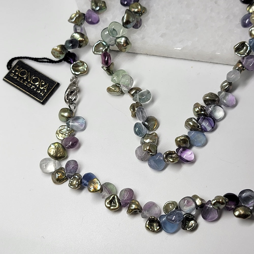 Honora Pearls and Amethyst Necklace