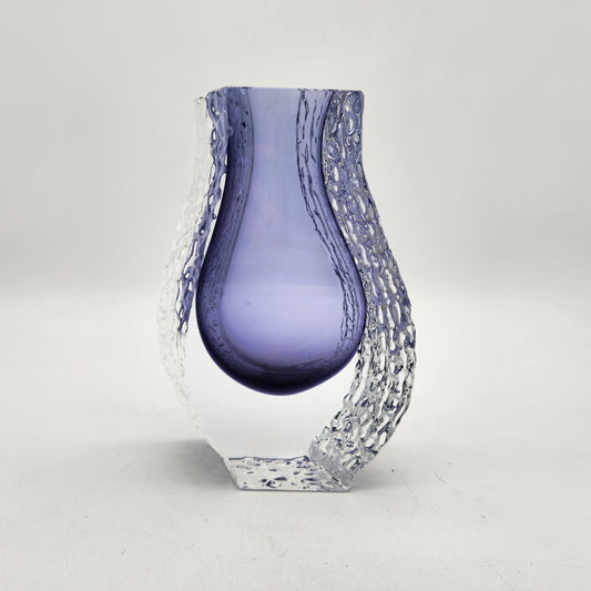 Alessandro Mandruzzato Murano Sommerso Glass Vase