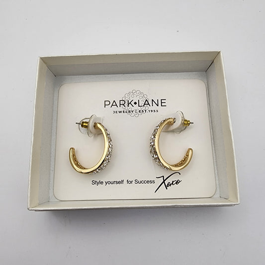 Park Lane Rhinestone Hoop Earrings