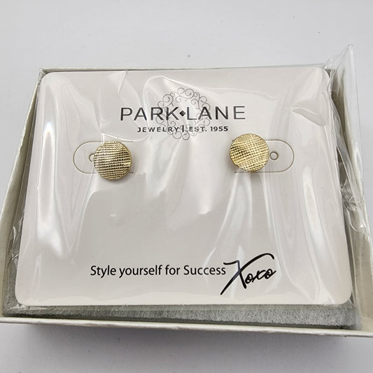 Park Lane Dottie Stud Pierced Earrings Goldtone NEW