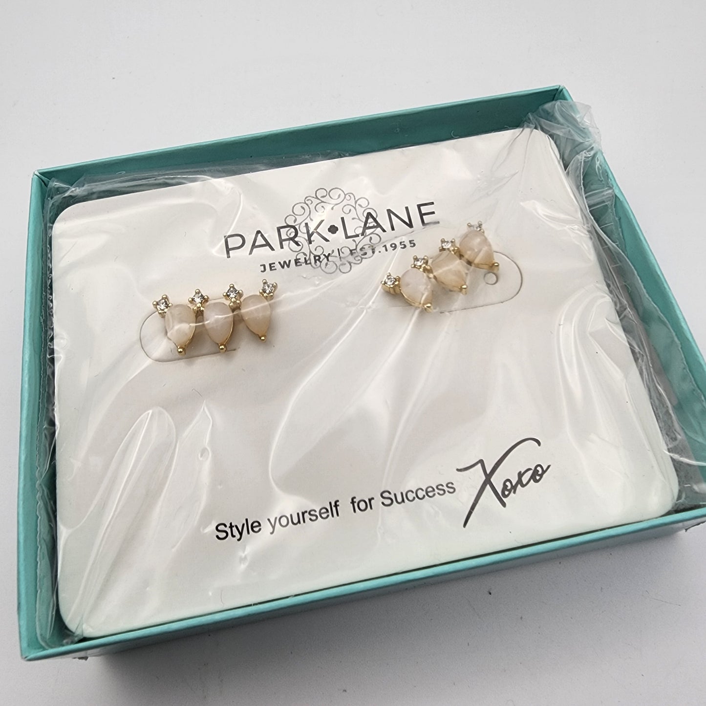 Park Lane Pierced Earrings Goldtone NEW