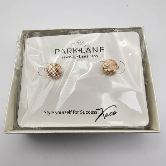 Park Lane Dottie Stud Pierced Earrings Copper Tone NEW