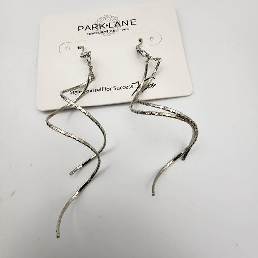 Park Lane Spiral Silvertone Earrings