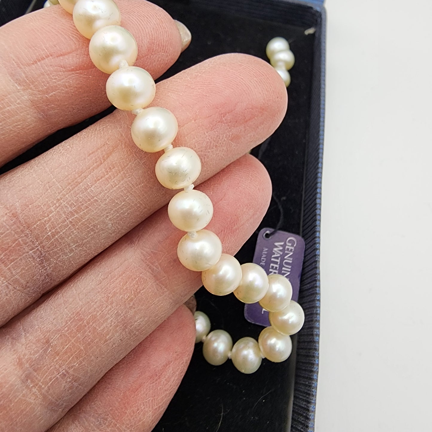 Sterling Silver 925 Genuine Fresh Water Pearl Necklace