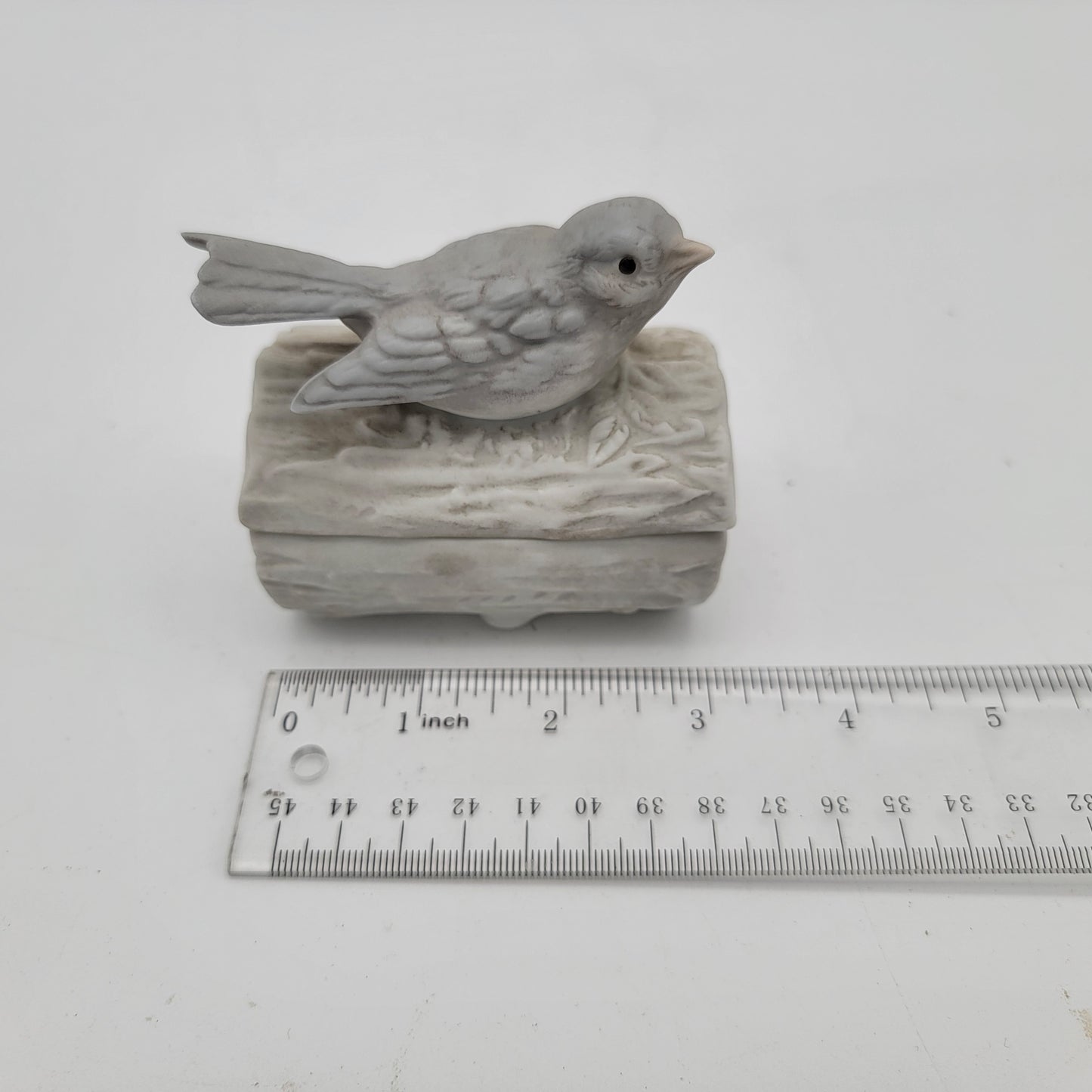 Vintage Crowning Touch Bird Trinket Box