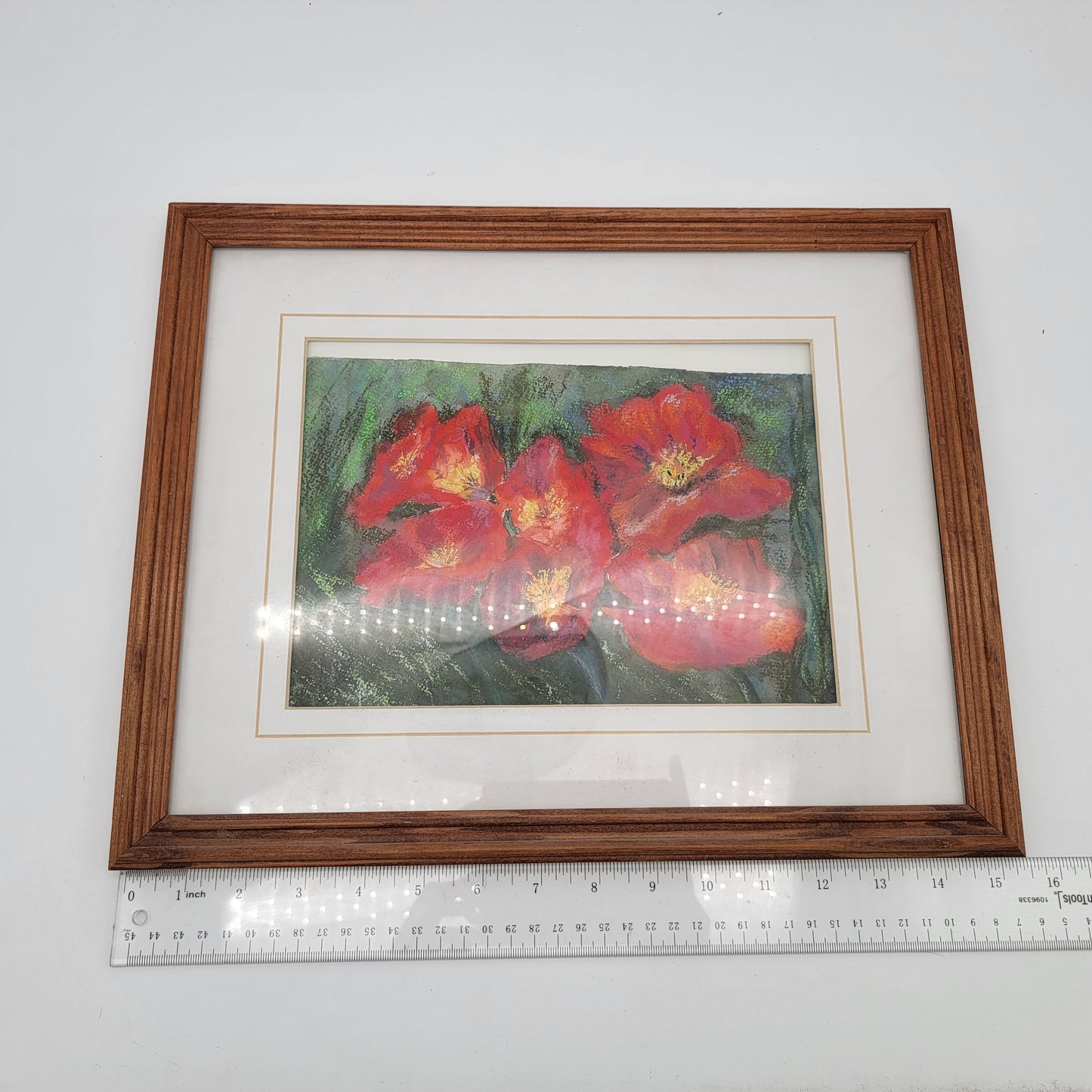 Original Painting with Poppies