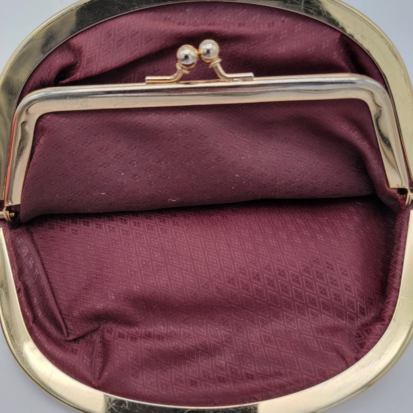 Burgundy Eelskin Coin Purse